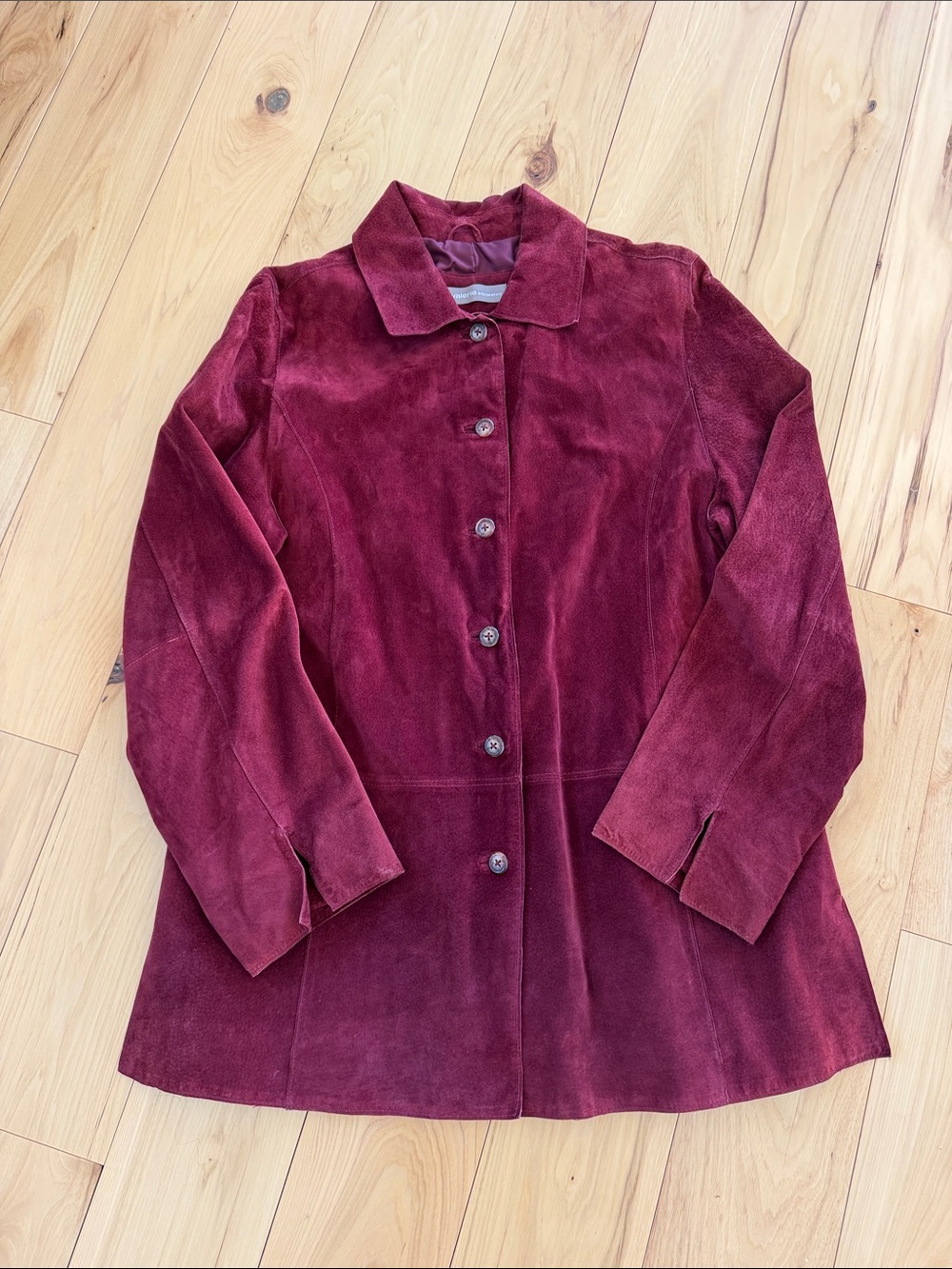Valerie Separates burgundy leather size L